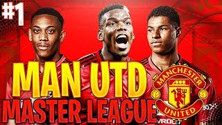 REBUILDING MANCHESTER UNITED | PES 2019 Master League: Manchester United #1