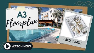 A3 Floorplan | 1 bedroom
