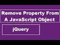 Remove A Property From A JavaScript Object