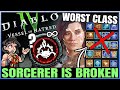 Diablo 4 - After 200 Hours Sorcerer in Season 6 is... - Worst Class, Broken Skills & Big Problems!