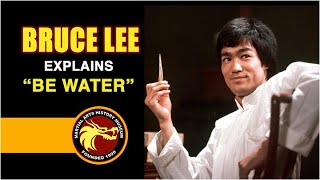 Bruce Lee explains the real meaning of "Be Water"