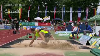 Simon Ehammer 8.45m (+0.2m/s) Götzis 2022 WL WCB NR PB