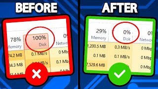 How To Fix 100% CPU and 100% Disk Usage - Windows PC Tutorial (2026)
