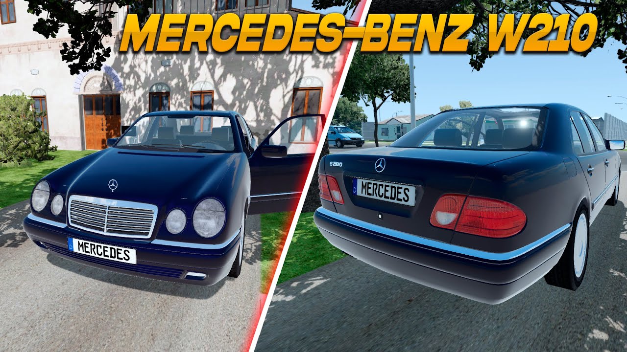 Mercedes-Benz W210 - BeamNG.drive - YouTube