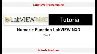 Numeric Function LabVIEW NXG