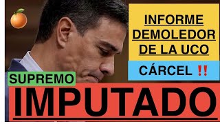 🛑ÚLTIMA HORA 🛑TRIBUNAL SUPREMO IMPUTA A PEDRO SÁNCHEZ ‼️EL DICTAD*R PLANTA BATAL**A EN LA CALLE ‼️