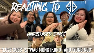 REACTING TO SB19 UNRELEASED SONGS: 