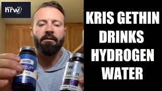 Kris Gethin uses Hydrogen Water (Drink HRW Rejuvenation H2)