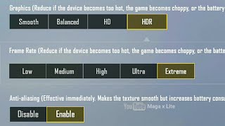Enable HDR Graphic in Pubg mobile lite 😍