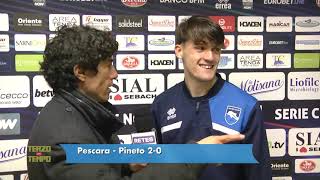 Pescara - Pineto 2-0 De Marco: "Dopo due traverse meritavo il gol"