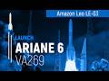 Flight VA269 | Amazon Leo LE-03 | Ariane 6 | Arianespace