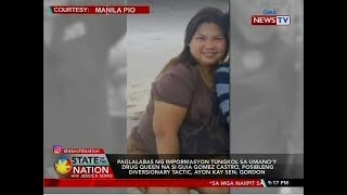 SONA: Paglalabas ng impormasyon tungkol sa umano'y drug queen na si Guiao Gomez Castro, posibleng...