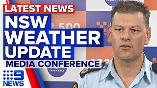 NSW weather update as deluge continues across state | 9 News Australia