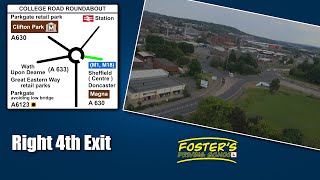 How To Do College Road Roundabout | Right 4th Exit | Towards Sheffield (Centre), Doncaster \u0026 Magna