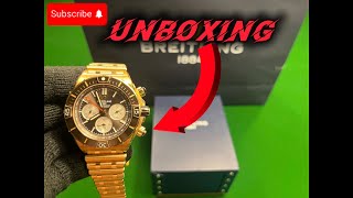 “NEW” Breitling Super Chronomat B01 Rose Gold