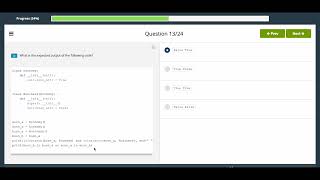 PCAP™ Module 4 Practice Test: Python OOP (34%) – Questions with Explanations