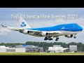 Top 10 best airline liveries 2021