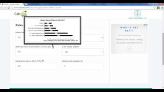 CalcXML's "Pay Down Debt or Invest?" Calculator
