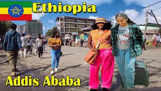 (አዲሱ ሚካኤል) Walking to Atobis tera to Medhanealem School Addis ababa Ethiopia