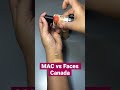 M.A.C Foundation NC 42 vs Faces Canada 3 in 1 Matte Foundation Warm Sand #macfoundation #facescanada