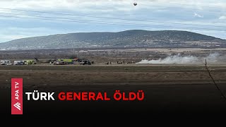 Türkiyədə hərbi helikopter qəzaya uğradı – APA TV