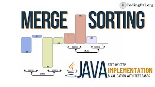 Merge Sorting Java☕️ implementation || Sorting Algorithms || CodingPal.org