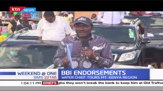 Wiper Leader Kalonzo Musyoka tours MT. Kenya region and drums up support for BBI Report