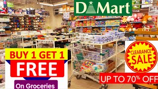 Dmart clearance sale \u0026 grocery offers 80%off buy1get1, new variety kitchenware, household organisers