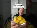 Mangoes and my blood sugar. #bloodsugar #insulinresistance #mango #glucoselevels