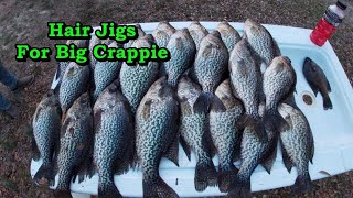 How to Catch Crappie in February Tips,Locations and lures/ How to use hair jigs for winter Crappie