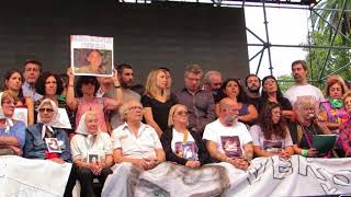 24 de marzo, Argentina: Homenaje a Alina Sánchez en el acto en Plaza de Mayo