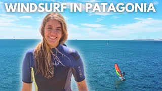 I went WINDSURFING in the PATAGONIA ARGENTINA | Puerto Madryn