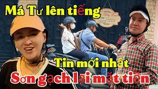 Hồng Loan Anh Hải đi ra ngoài Má Tư đến chỉ đạo sơn gạch mặt tiền