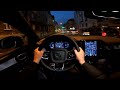 volvo xc40 facelift 2023 evening pov テスト ドライブ cool ambient ライト、デジタル コックピット