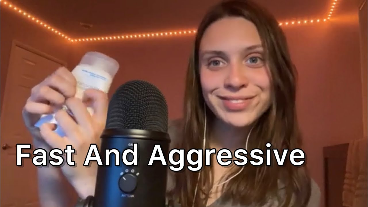 ASMR/ Fast And Aggressive Chaotic, Random Triggers - YouTube