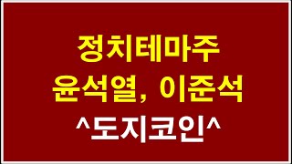 정치테마주 윤석열, 이준석 도지코인_삼보산업, 넥스트아이, 크라운제과, 위즈코프, 아이오케이, 대성창투, 태영건설