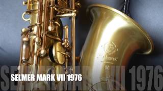 SAX TEST - Selmer Mark VI, Mark VII and Yamaha Yas 32. Sax Comparison