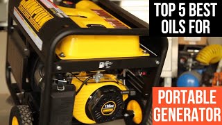 Top 5 Best Oils for Portable Generator In 2024