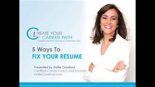5 Ways To Fix Your Resume
