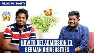 How to get Admit in German universities | ENGLISH | Part 1 #IngeniousTamilan