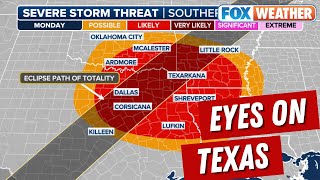 Total Solar Eclipse Forecast: Severe Storms Threaten Texas, Great Viewing Conditions For Northeast