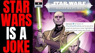 Disney Star Wars Is A Joke | High Republic Cover Features "Trans, Non-Binary Jedi" Virtue Signal