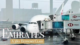 4K | EMIRATES Airbus A380 - Dubai to Amsterdam (Economy Class)