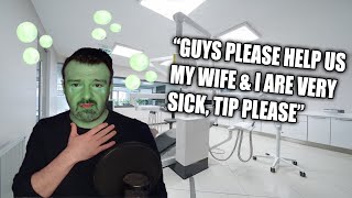 DSP Emergency Health Video, Acting Like He’s Barely Alive to Beg for Tips \u0026 Infected His Wife