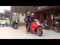 素敵な彼女とタンデム　sbk leovince　レオビンチサウンドを聞け　honda v4 vfr factbook press information　rc49　vfr800 honda