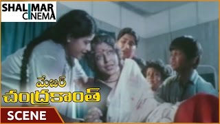 Major Chandrakanth Movie || Sharada Best Scene In Hospital || Shalimarcinema