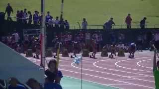 20151012中部陸協記録会男子100ｍ35組