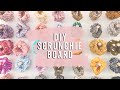 scrunchie peg board DIY for market craft fair display || how to display scrunchy | how to make stand