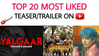 World's Most Liked Trailer/Teaser on Youtube