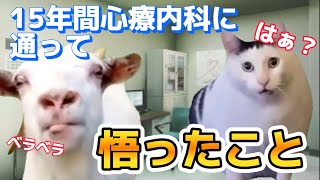 メンクリ歴15年で悟った事…〜躁うつ病から不眠症まで〜　#猫ミーム #メンクリ